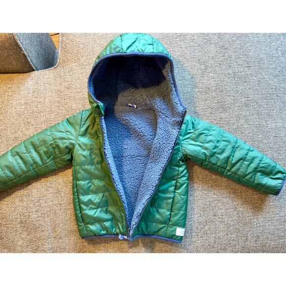 J. Crew Kids' reversible sherpa puffer jacket - 4T - Picture 3 of 5